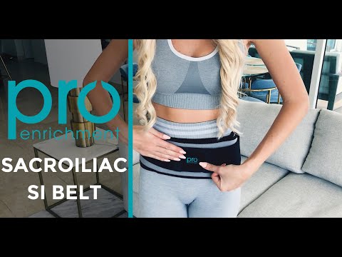 Sacroiliac SI Joint Hip Belt for Lower Back Support Brace Sciatica Pain  Relief B